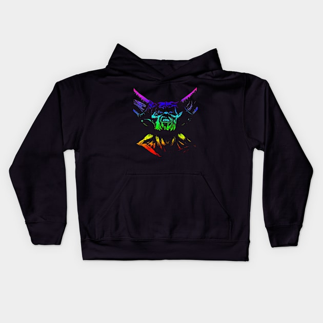 Dark pride Kids Hoodie by JonathanGrimmArt